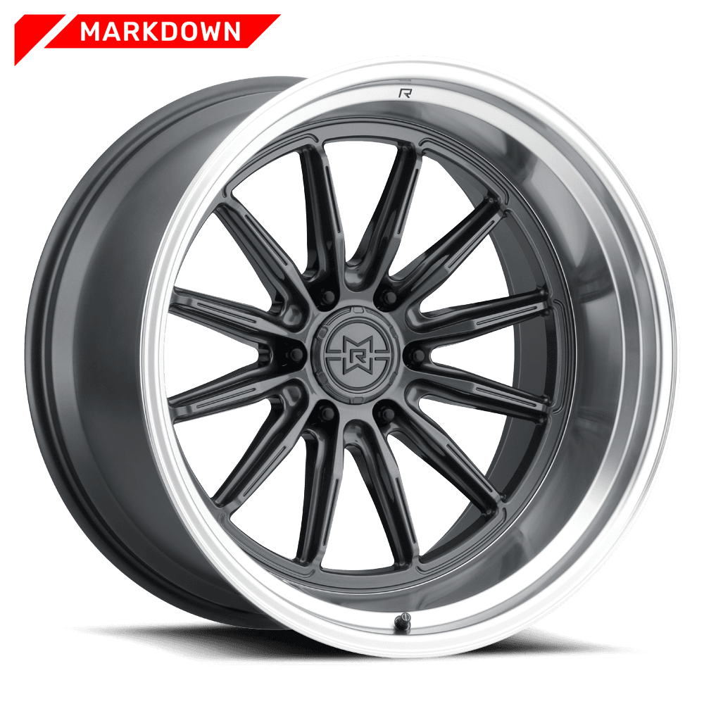 Method MR803 20x9 6x135 -12mm Offset - Gloss Titanium - Machined Lip