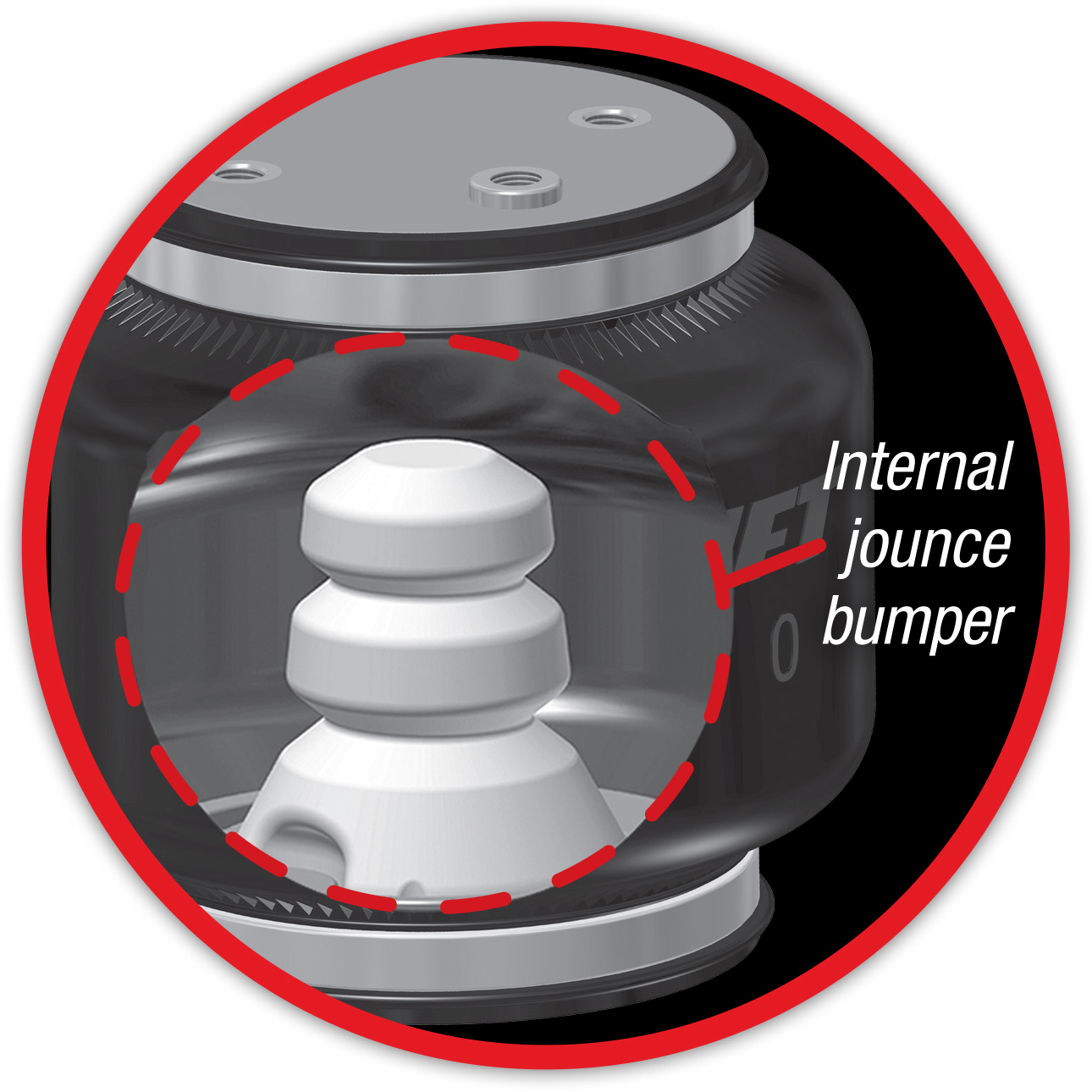 LoadLifter 5000 Ultimate air spring kit w/internal jounce bumper - 88205