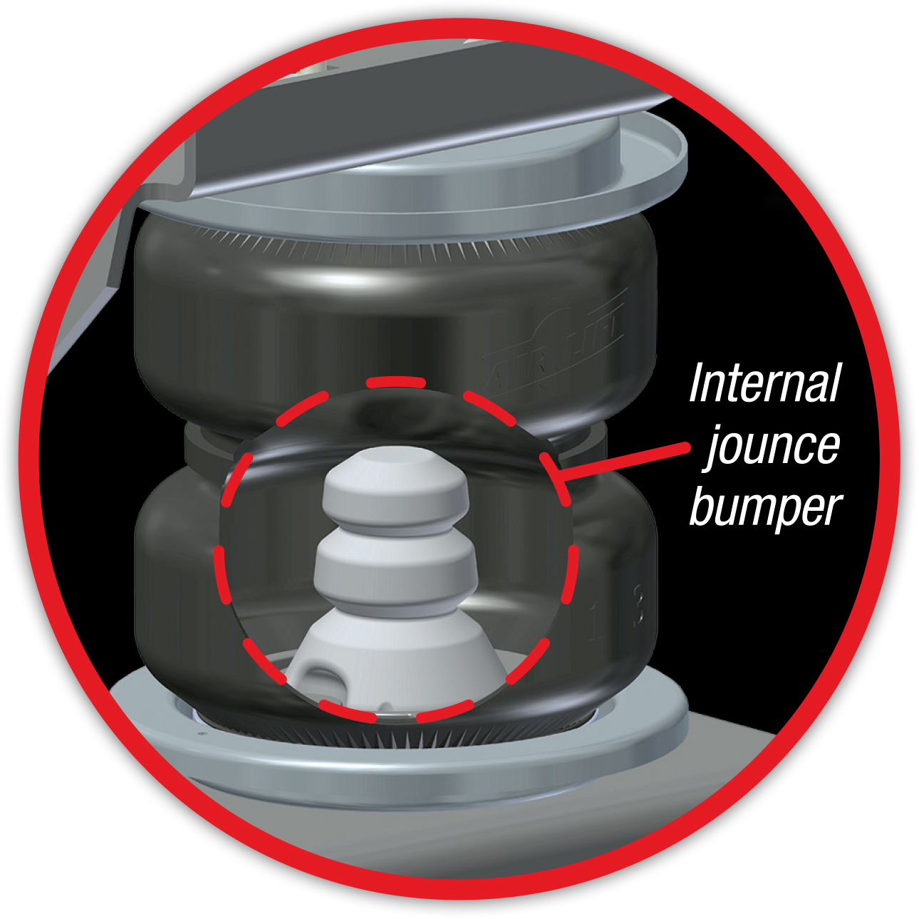 LoadLifter 5000 Ultimate air spring kit w/internal jounce bumper - 88396