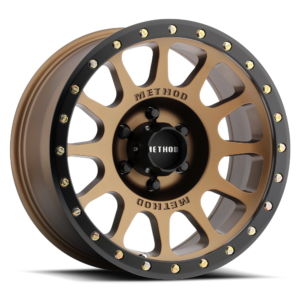Method MR305 NV 17x8.5 6x5.5 0mm Offset - Method Bronze - Matte Black Lip