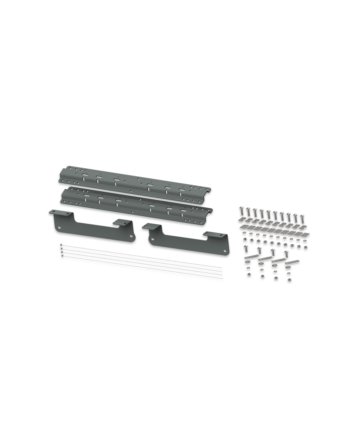 Universal Mounting Rails with Custom Installation Brackets - 2004-2014 Ford F150 - (RVK2404)