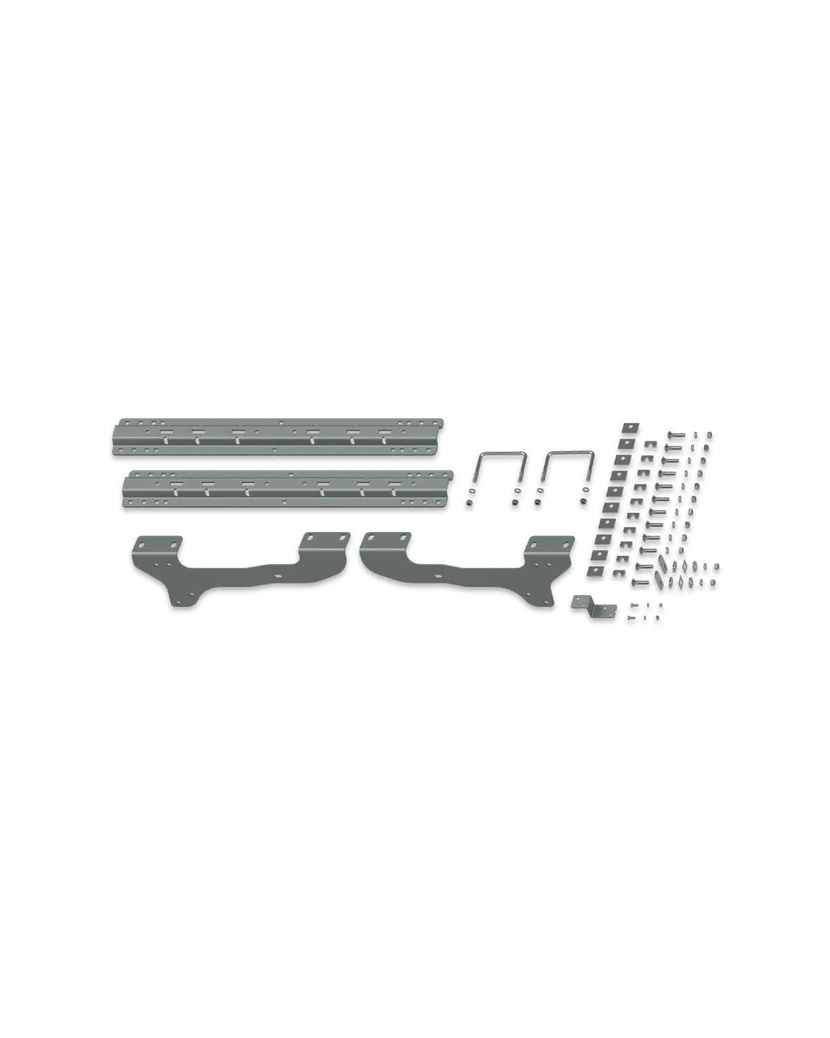 Universal Mounting Rails with Custom Installation Brackets - 2007-2018 Chevrolet/GMC 1500 (RVK2503)