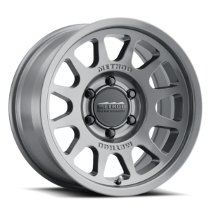 Method MR703 Bead Grip 17x8.5 6x5.5 0mm Offset - Gloss Titanium