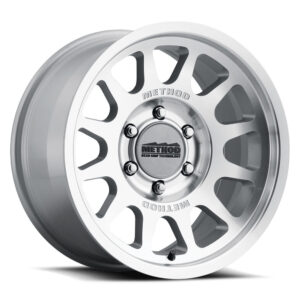 Method MR703 Bead Grip 17x8.5 5x5 0mm Offset - Machined - Clear Coat