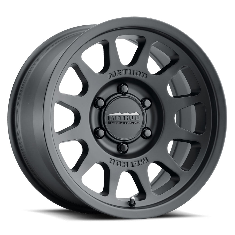 Method MR703 Bead Grip 16x6.5 6x180 90mm Offset - Matte Black