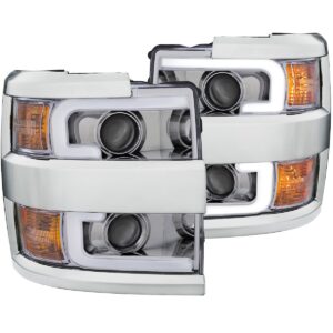 Anzo USA Projector Headlights W/ Plank Style (111360)