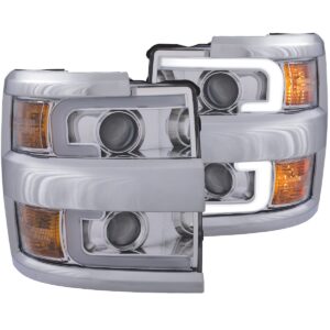 Anzo USA Projector Headlights W/ Plank Style (111366)