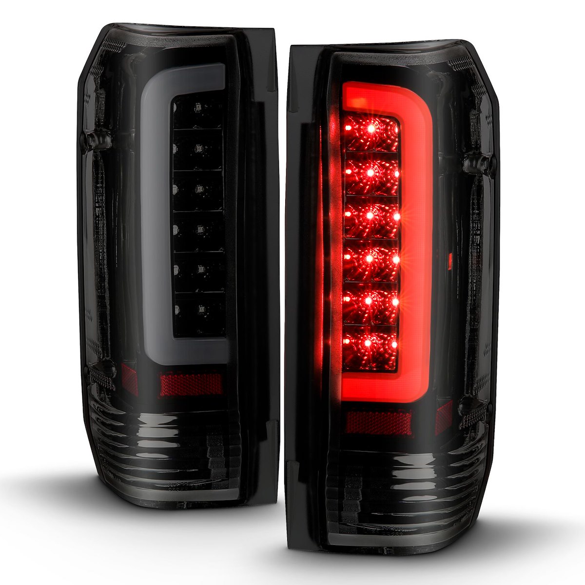 Anzo USA LED Taillights Black Housing Smoke (311351)