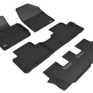 3D MAXpider 3D Kagu Floor Mat 3 Row Set Black – 2020-2024 Kia Telluride (L1KA05201509)
