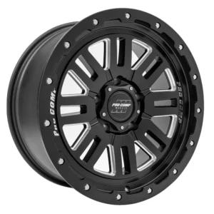 Pro Comp 61 Series Cognos 20x9 5x150 0mm Offset - Satin Black Milled