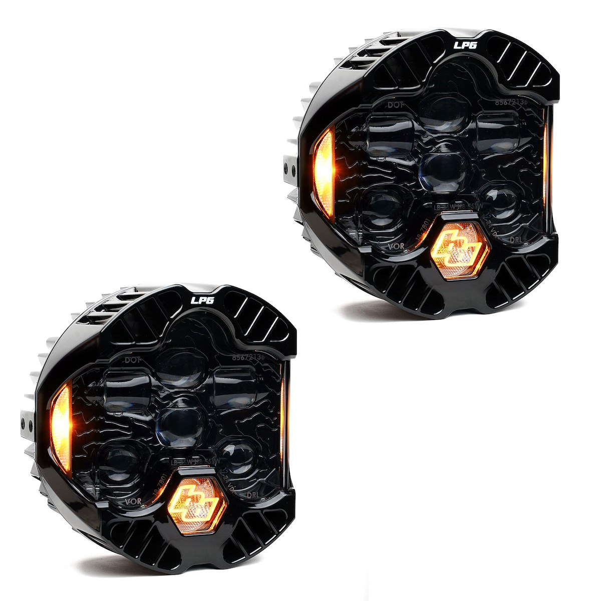 Baja Designs DOT LP6 Pair LED Amber DRL (18-7802)