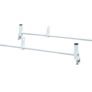 Buyers Prod Ladder Rack STL Whte Van Gutter MNT