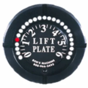 Bobs Machine Black LED Gauge Jack Plates
