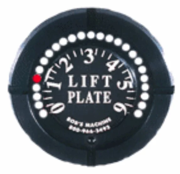 Bobs Machine Black LED Gauge Jack Plates