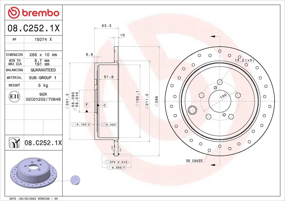 Brembo Brake Disc