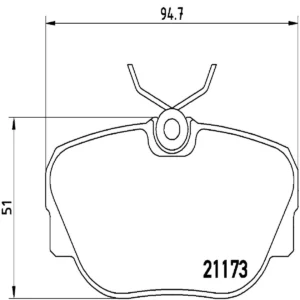 Brembo Disc Brake Pad Set (P06010)