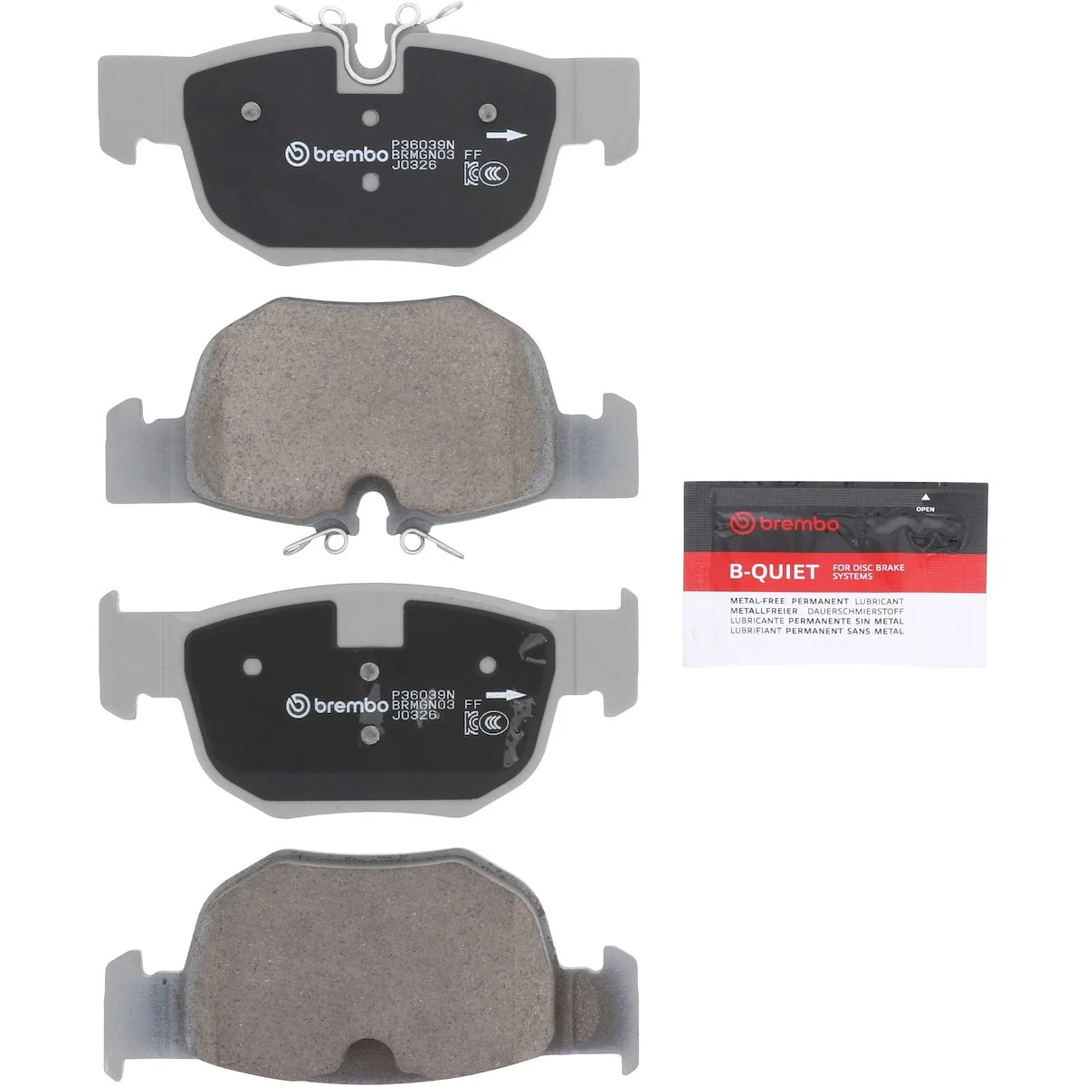 Brembo Discbrakepadset Naoceramic