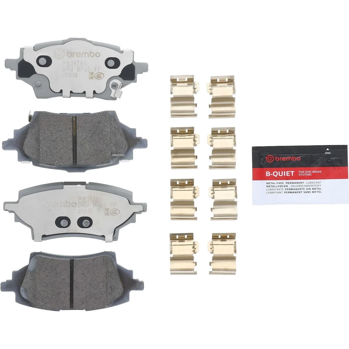 Brembo Discbrakepadset Naoceramic