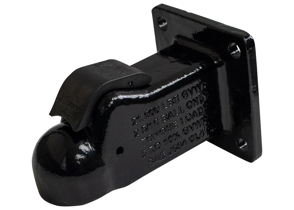 Demco Coupler 2 5/16' Comp Flat MNT Blac