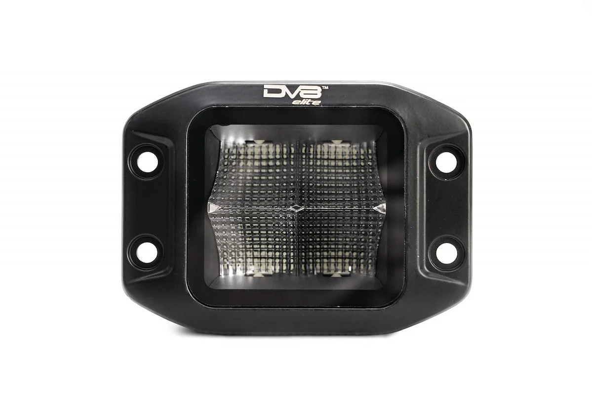 DV8 Offroad 3-Inch Elite Series LED Flush Mount Pod Light