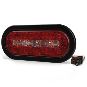 ECCO Directional 6' Oval STTR-WARNING (ED3060AW)