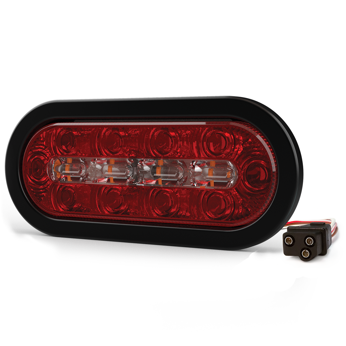 ECCO Directional 6' Oval STTR-WARNING (ED3060AW)