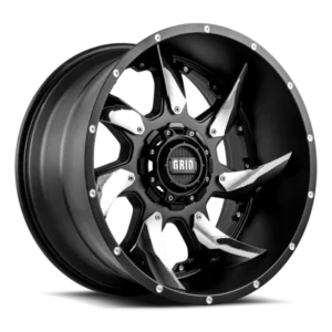 GRID Off-Road GD01 20x9.0 6x139.7 18mm Offset - Matte Black