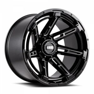 GRID Off-Road GD12 20x9.0 8x165.1 15mm Offset - Gloss Black / Milled