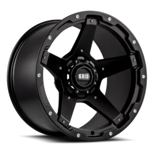 GRID Off-Road GD04 17x9.0 6x139.7 -12mm Offset - Matte Black