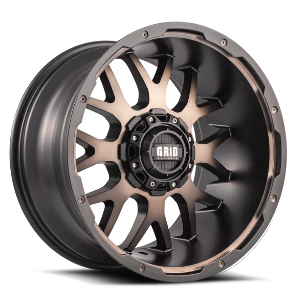 GRID Off-Road GD02 20x9.0 6x139.7 35mm Offset - Mt Bmf / Dark Tint