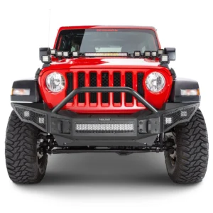 Go Rhino Rockline Front Full Width Bumper W/Overrider Bar - 2007-2026 Jeep JK + 4 more