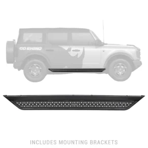 Go Rhino Dominator Xtreme D6 Side Steps Kit - 2021-2026 Ford Bronco