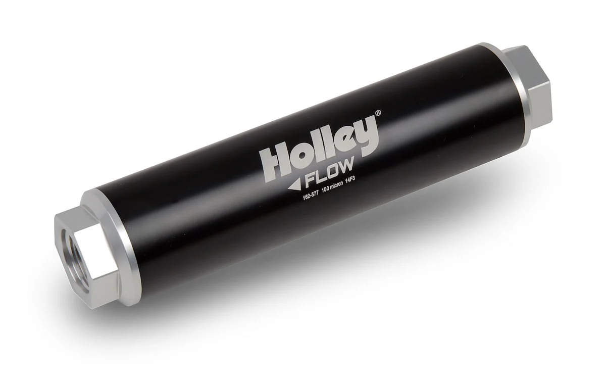 Holley Fuel Filter, 460 GPH, 100 Micron, -12AN