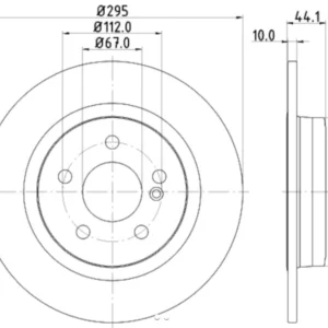 Hella Disc Brake Rotor High Carbon