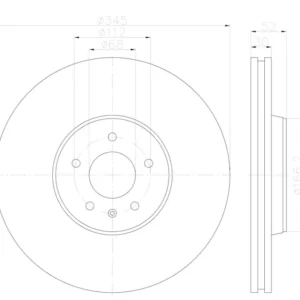 Hella Disc Brake Rotor
