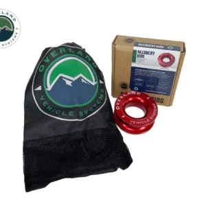Overland Vehicle Systems Recovery Ring 2.5' 10 000 LB. Red W