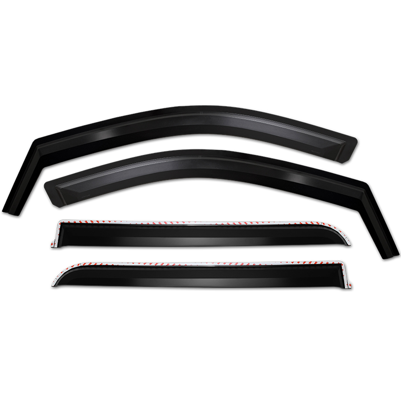 Putco Element Matte Black Window Visors 1 (680243)