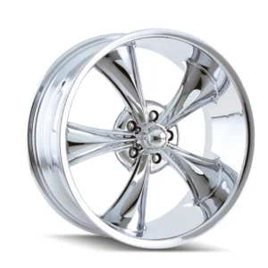 Ridler 695 Series 18x8 5x127 0mm Offset - Chrome