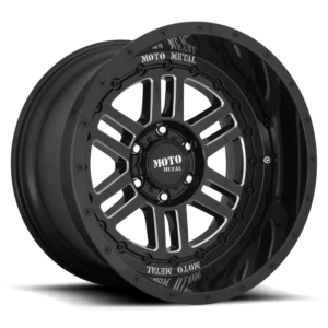 Moto Metal MO800 DEEP SIX 20x10 5x127 -18mm Offset - Gloss Black Milled