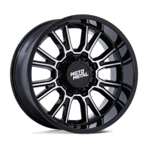 Moto Metal MO810 LEGACY 20x9 8x165.1 20mm Offset - Gloss Black Machined