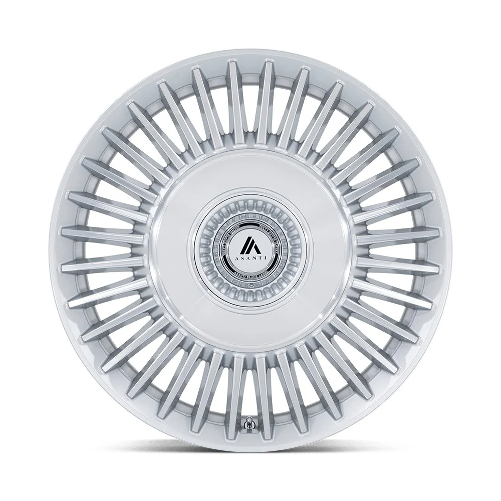 Asanti AB040 Tiara 22x10.5 5x108/5x114.3 45mm Offset - Gloss Silver Machined - Image 3