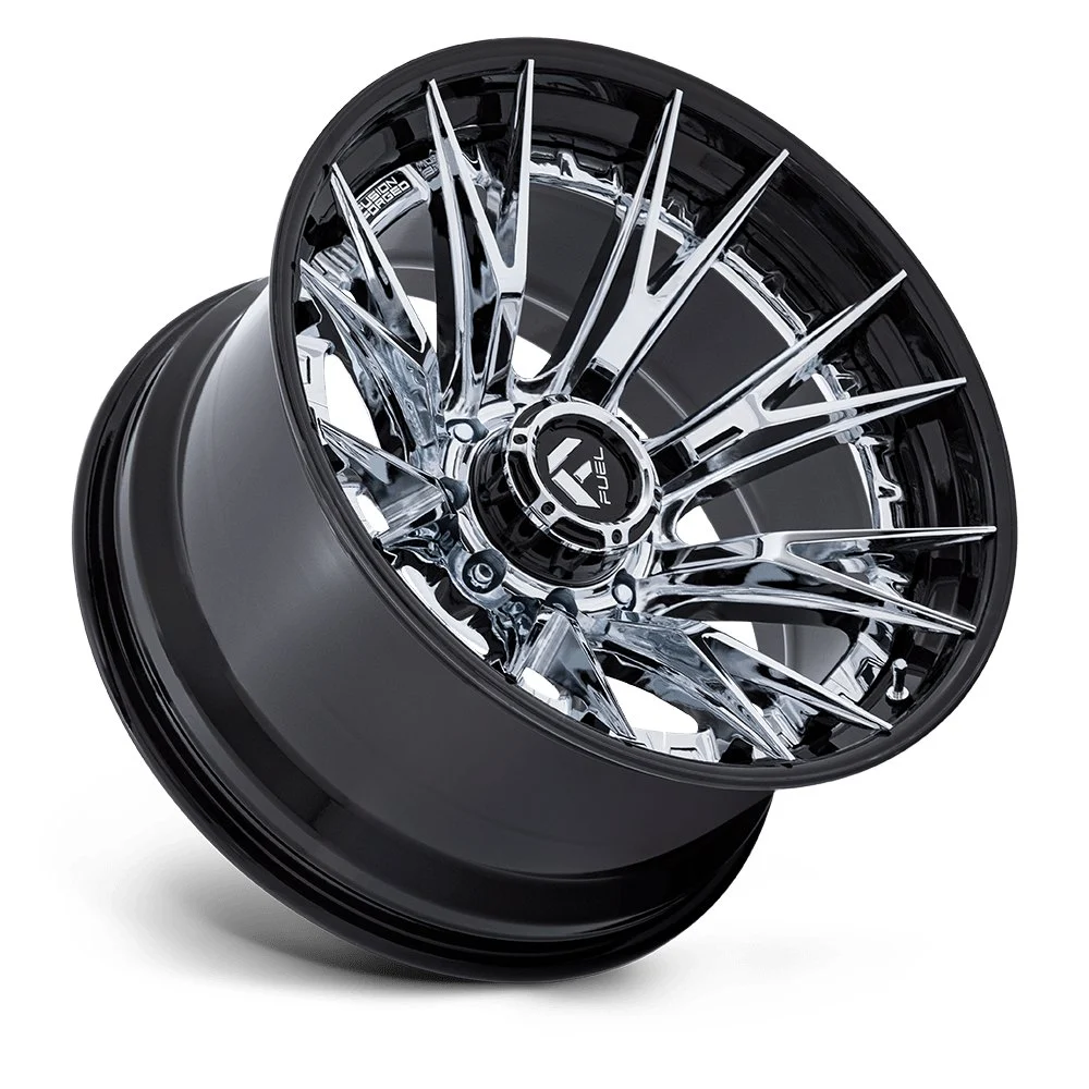 Fuel Off-Road FC402 Catalyst 22x10 8x180 -18mm Offset - Chrome Gloss Black - Image 2