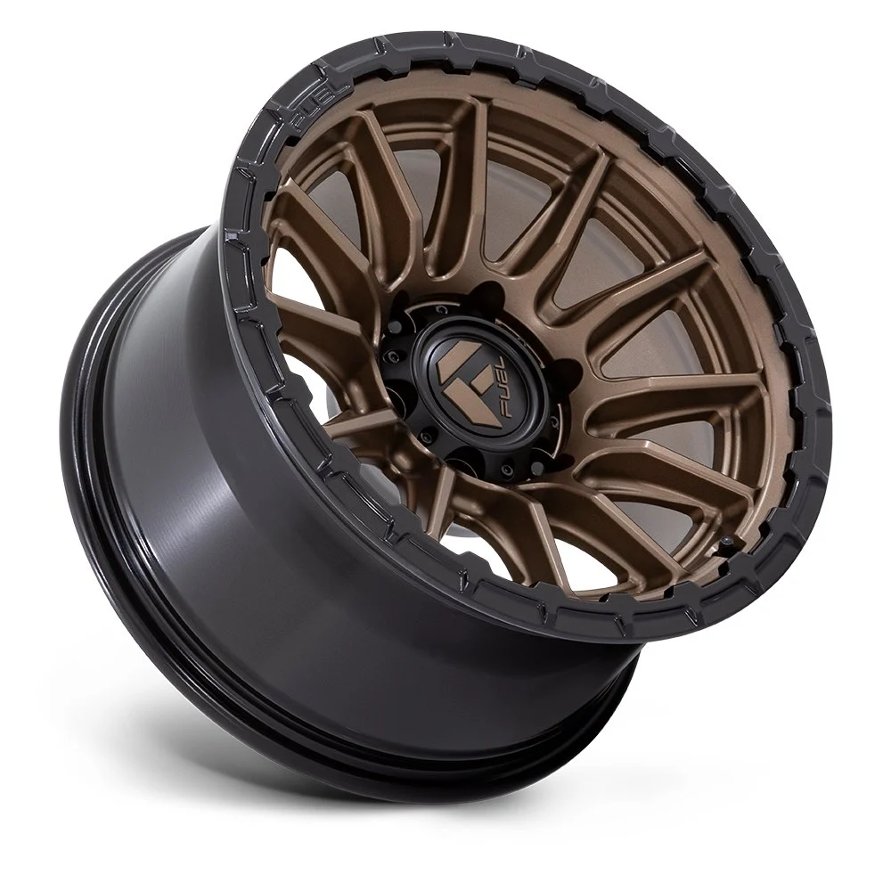 Fuel Off-Road FC866 Piston 22x10 5x127 -18mm Offset - Matte Bronze w/ Gloss Black Lip - Image 2