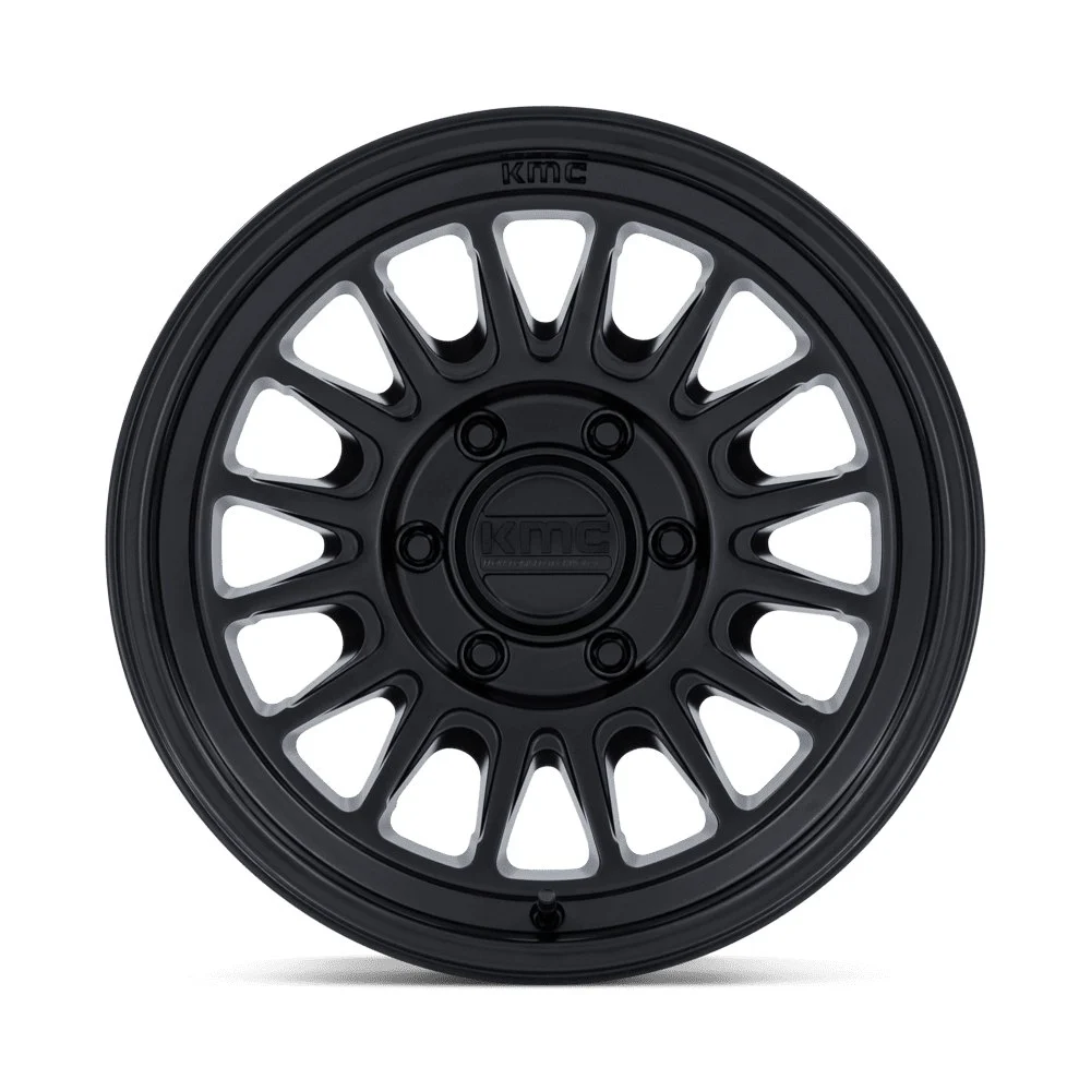 KMC KM733 Impact FFT 17x8.5 6x139.7 35mm Offset - Matte Black - Image 3