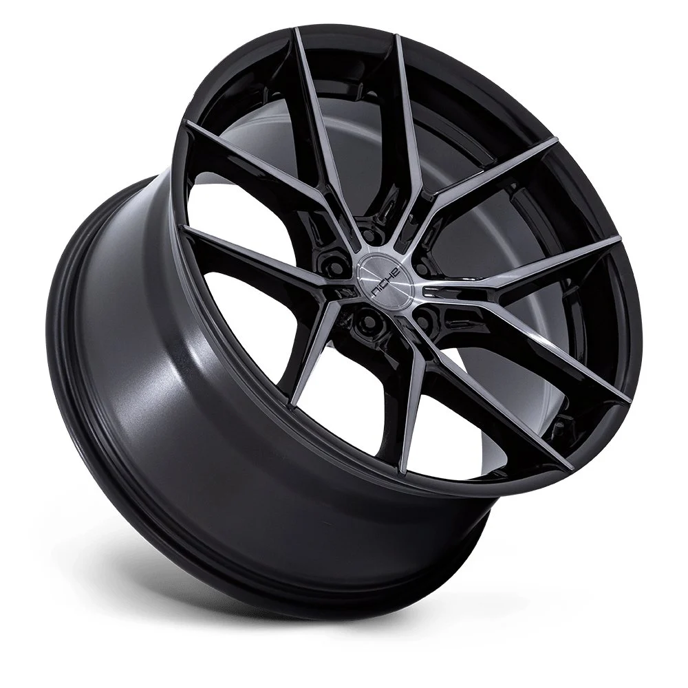 Niche NC279 Prodigy 5 19x9.5 5x112 40mm Offset - Gloss Black Double Dark Tint - Image 2