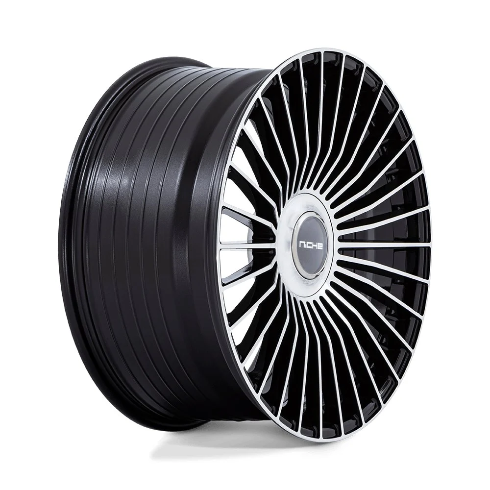 Niche NC282 Serene 22x10.5 5x112/5x120 38mm Offset - Gloss Black Machined - Image 3