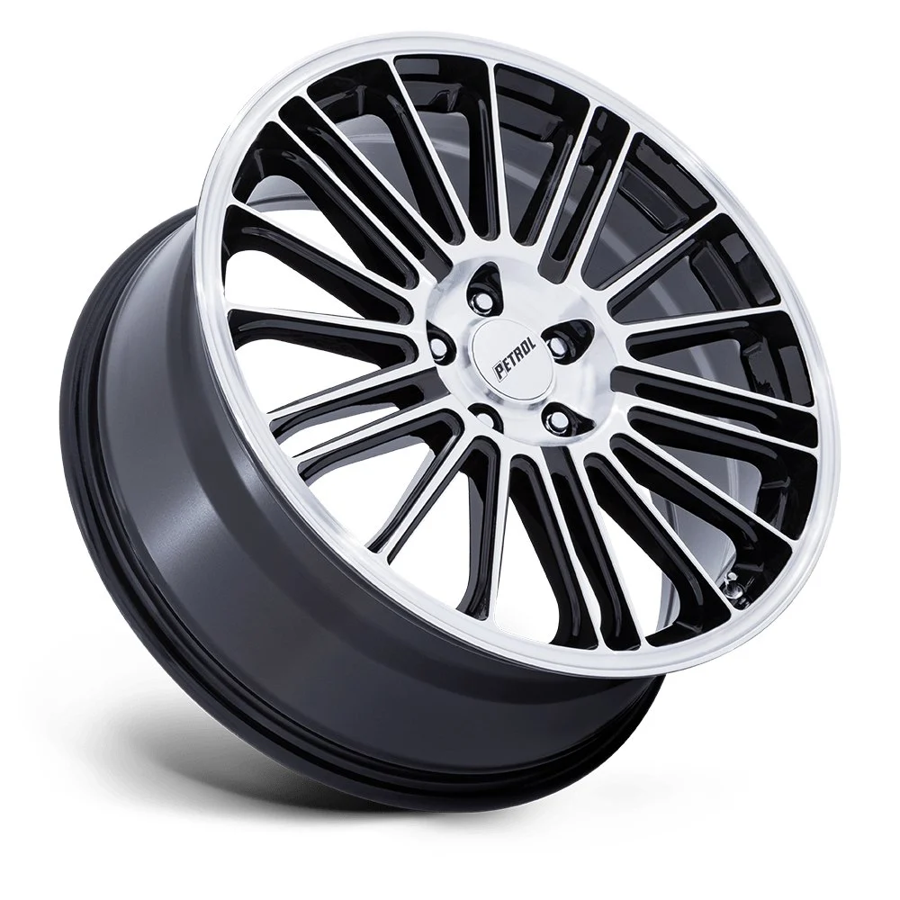 Petrol PE001 P1D 17x8 5x120 35mm Offset - Gloss Black Machined - Image 2