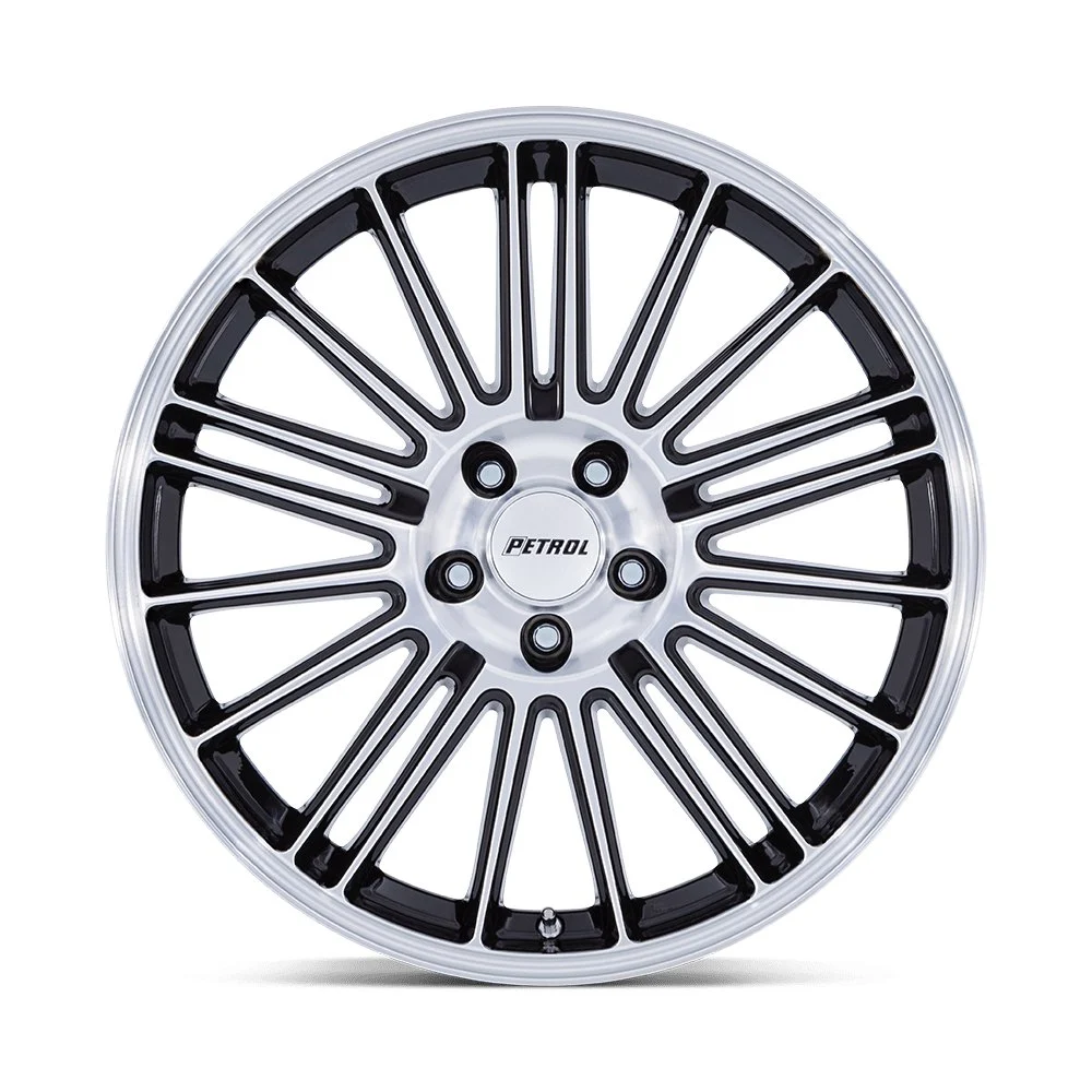 Petrol PE001 P1D 17x8 5x120 35mm Offset - Gloss Black Machined - Image 3