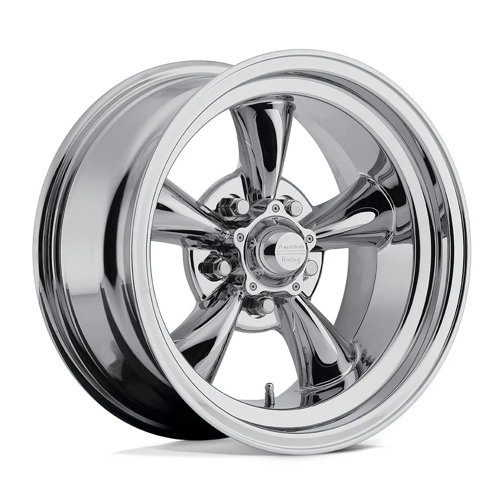 American Racing VN605 Torq Thrust D in Chrome - photo may show a different lug count; this part is 5x114.3