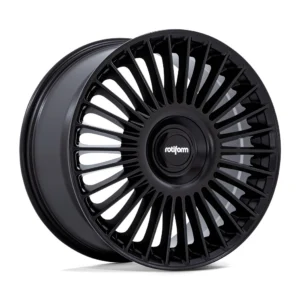 Rotiform RC202 GRZ in Matte Black - photo may show a different lug count; this part is 5x112/5x120